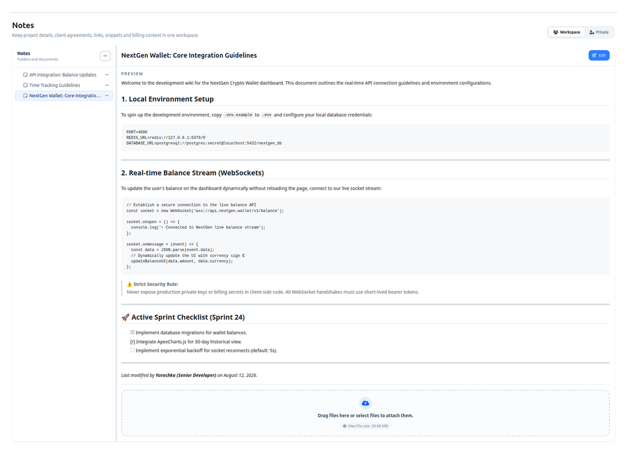 Beautiful Markdown Wiki with Two Workspaces